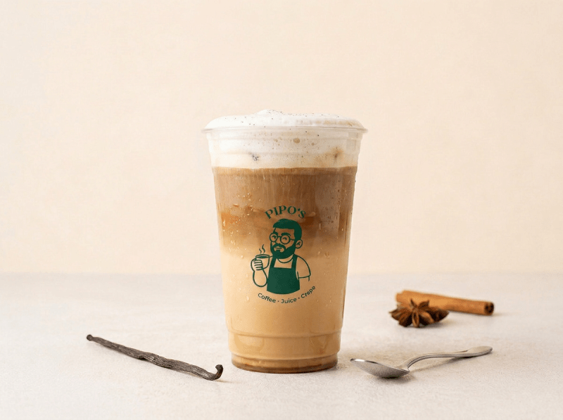 Latte de Baunilha Gelado