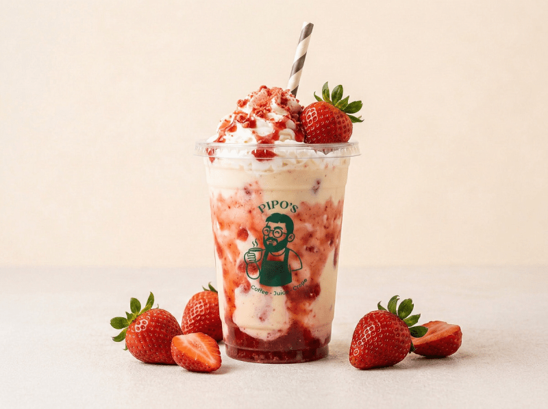 Milk Shake de Morango