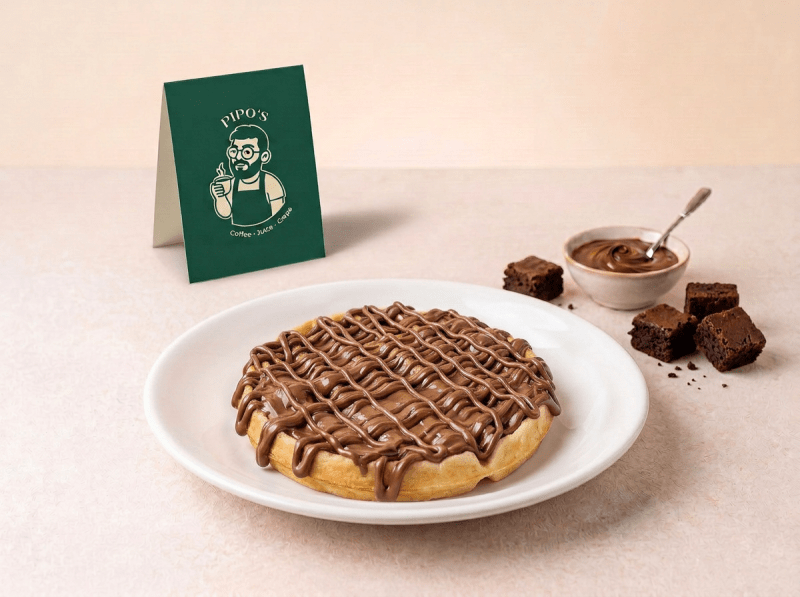 Waffle Nutella + Brownies
