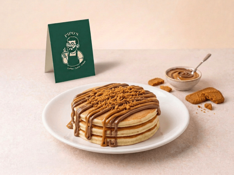 Panqueca Nutella + Lotus