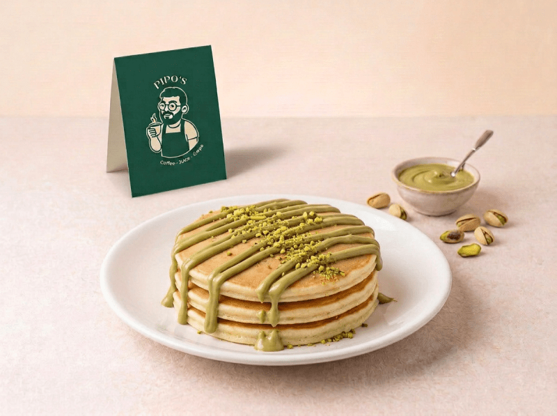 Panqueca Pistácio