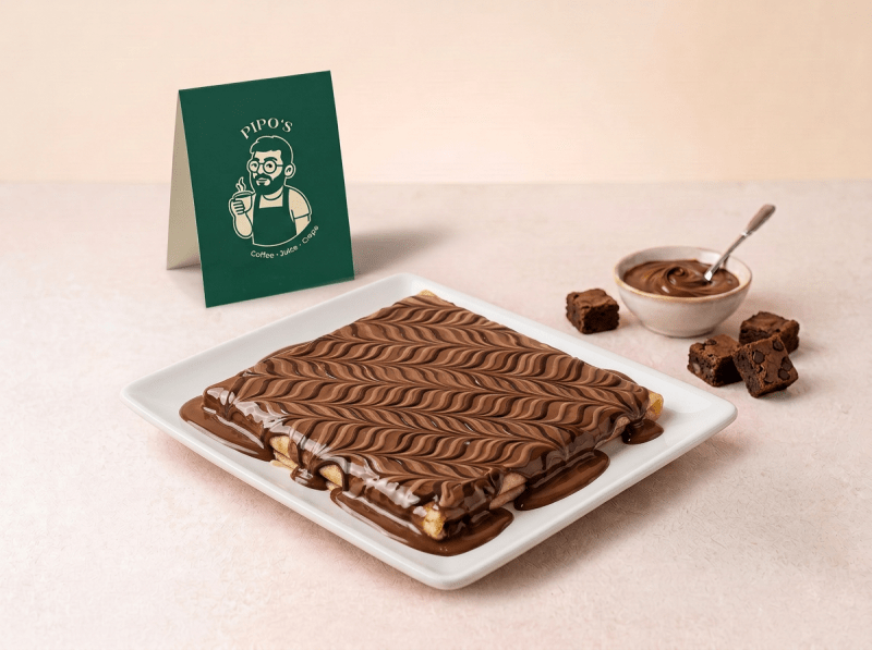 Crepe Nutella + Brownies