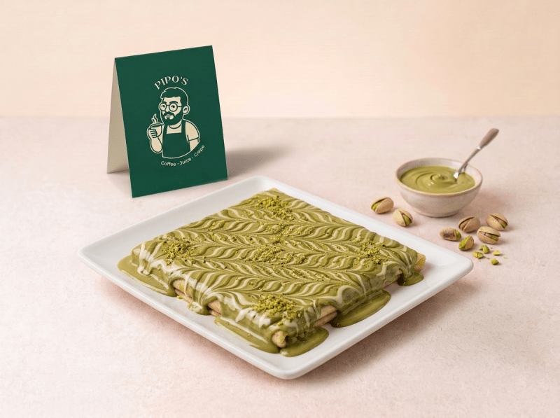 Crepe Pistácio