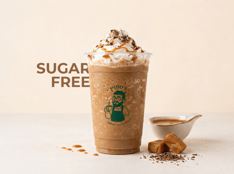 Frappe de Caramelo Sem Açúcar
