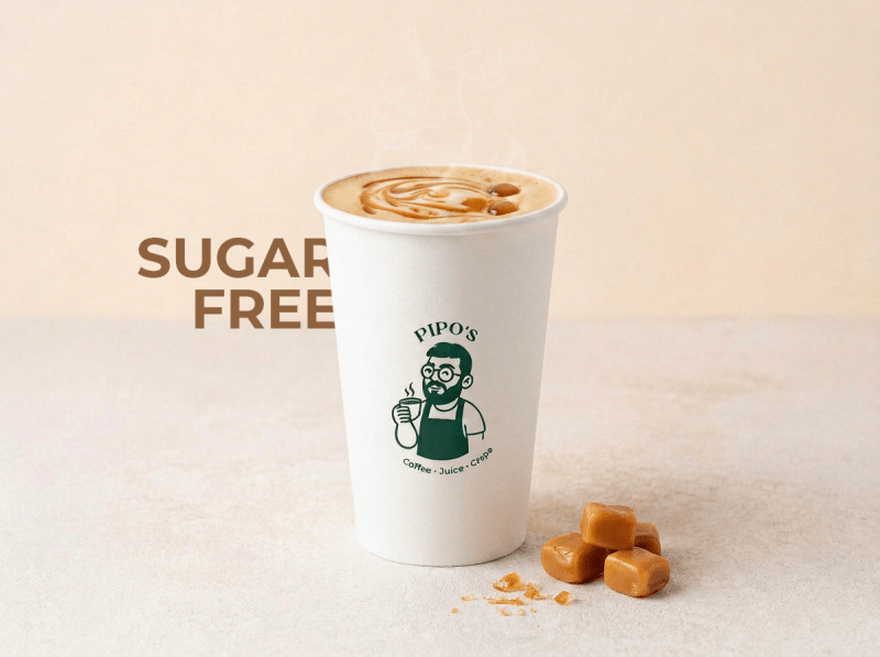 Latte de Caramelo Sem Açúcar