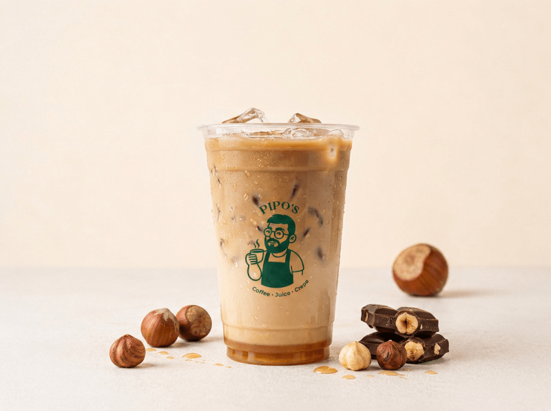 Latte de Avelã Gelado