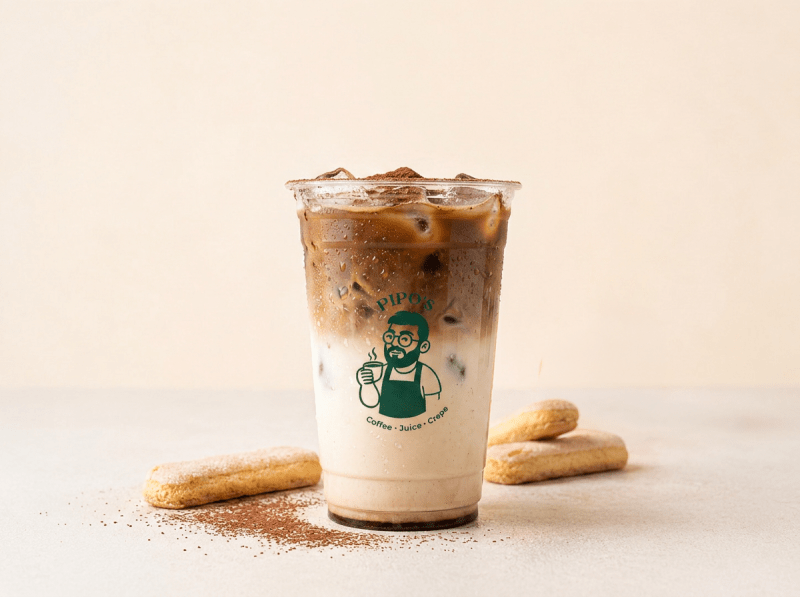Tiramisu Latte Gelado