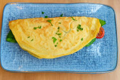 Omelete caprese