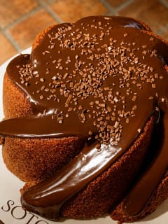 Bolo de Cenoura com Brigadeiro