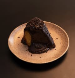 Bolo de cenoura com chocolate