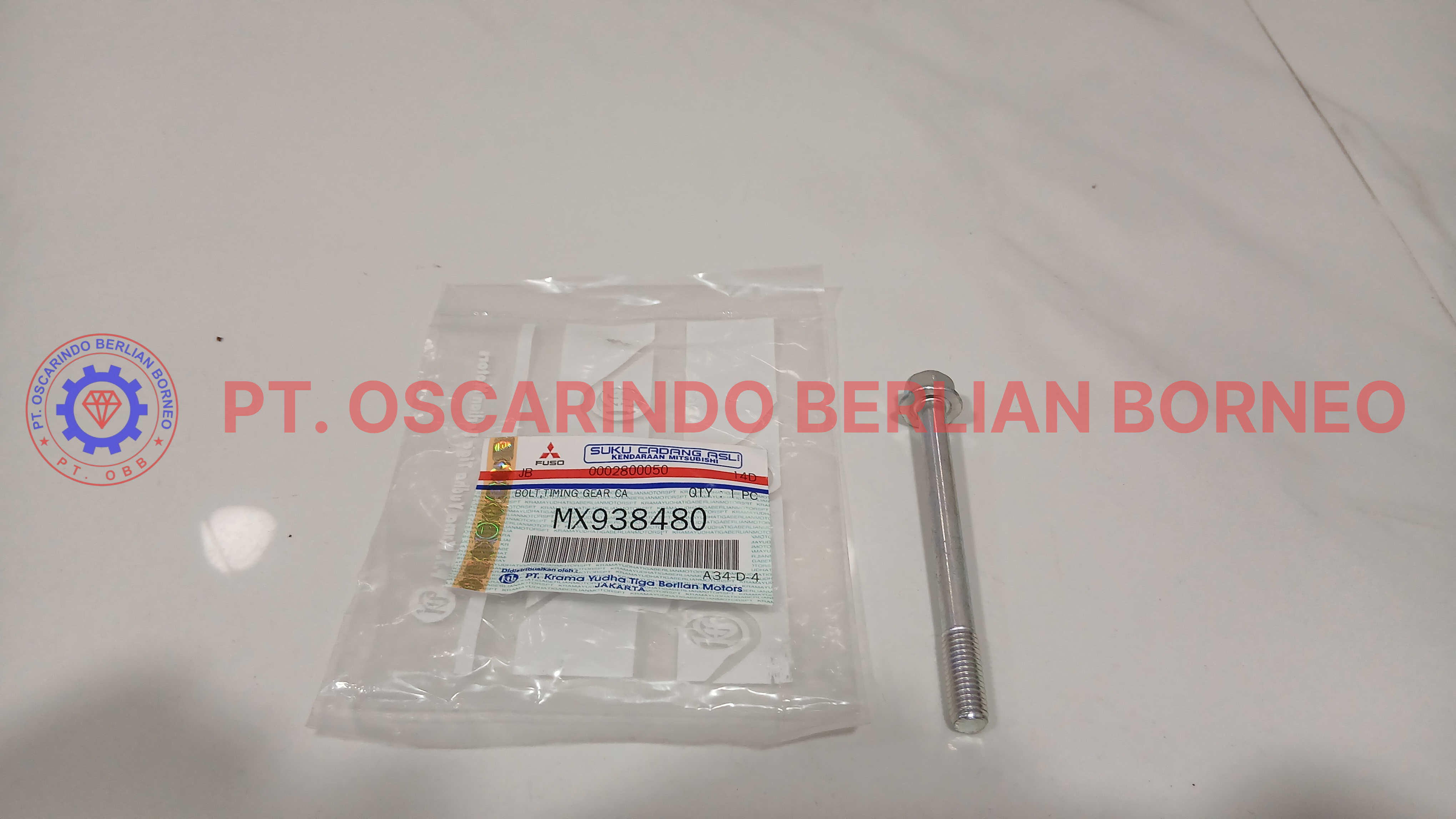 MX938480 / BOLT TIMING GEAR CAS M8X85MM