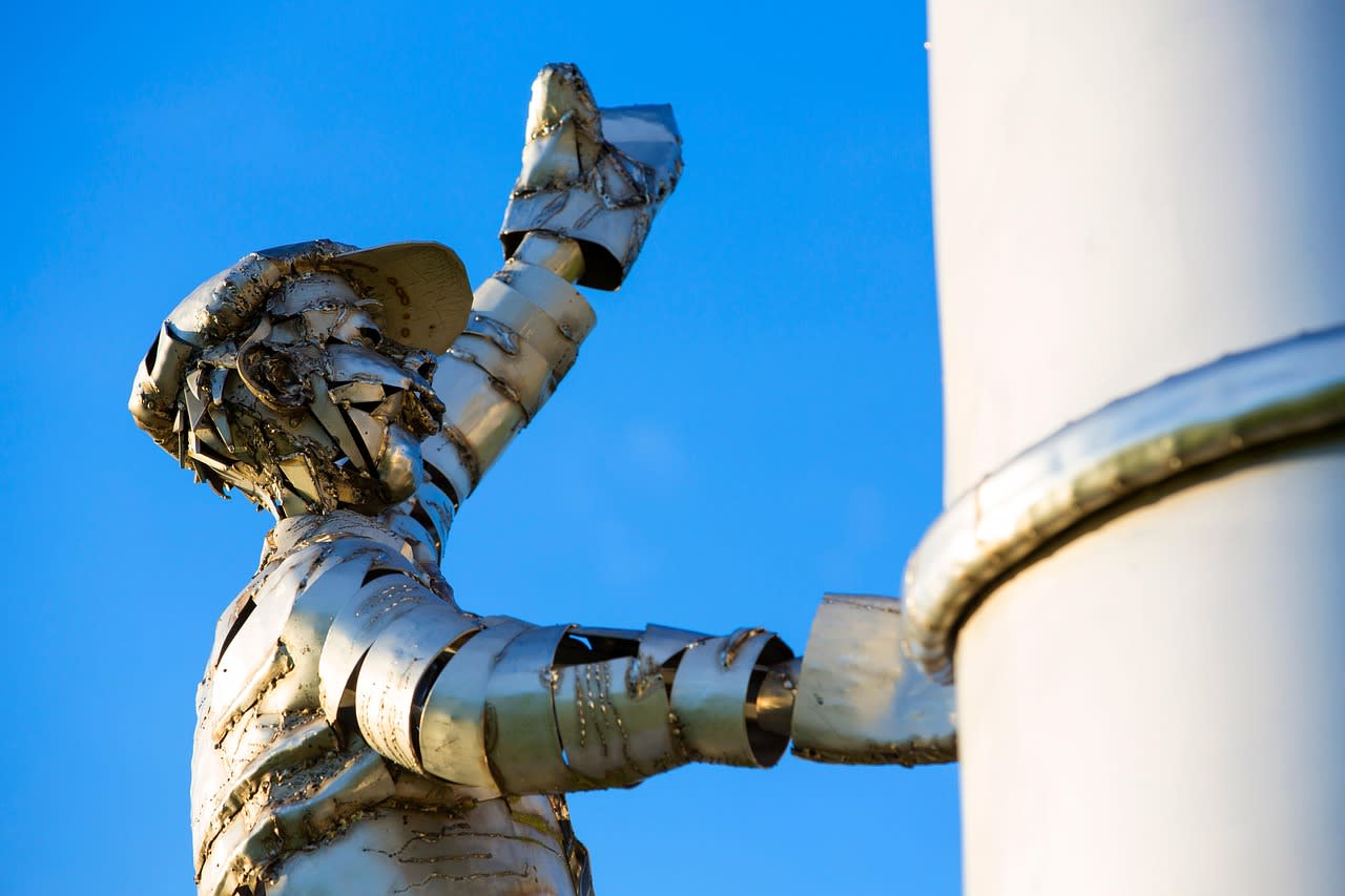 statue, sculpture, iron, steel, docker, finland, hamina, docker, docker, docker, docker, docker, finland
