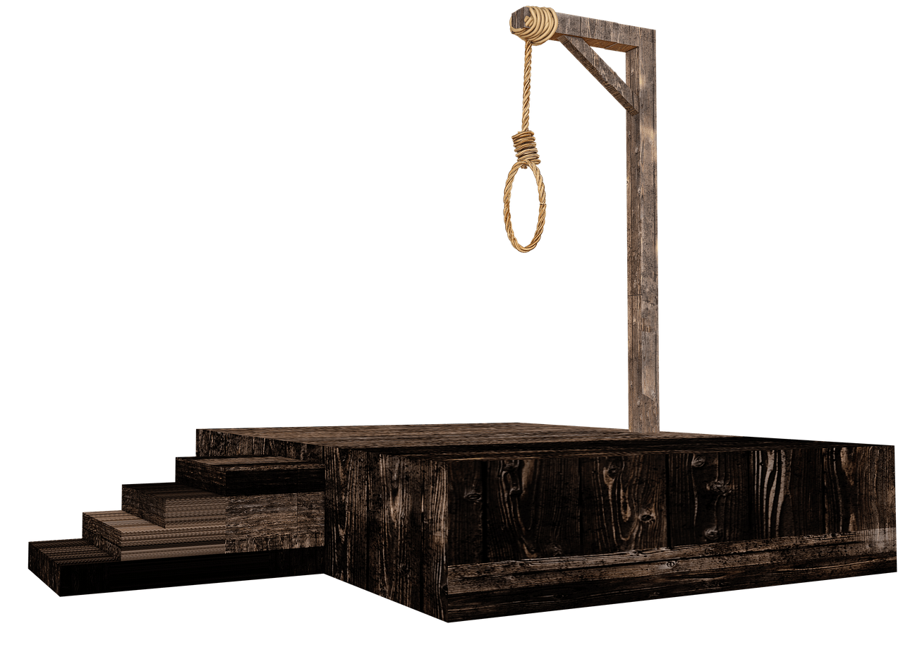 gallows, penalty, death penalty, verdict, isolated