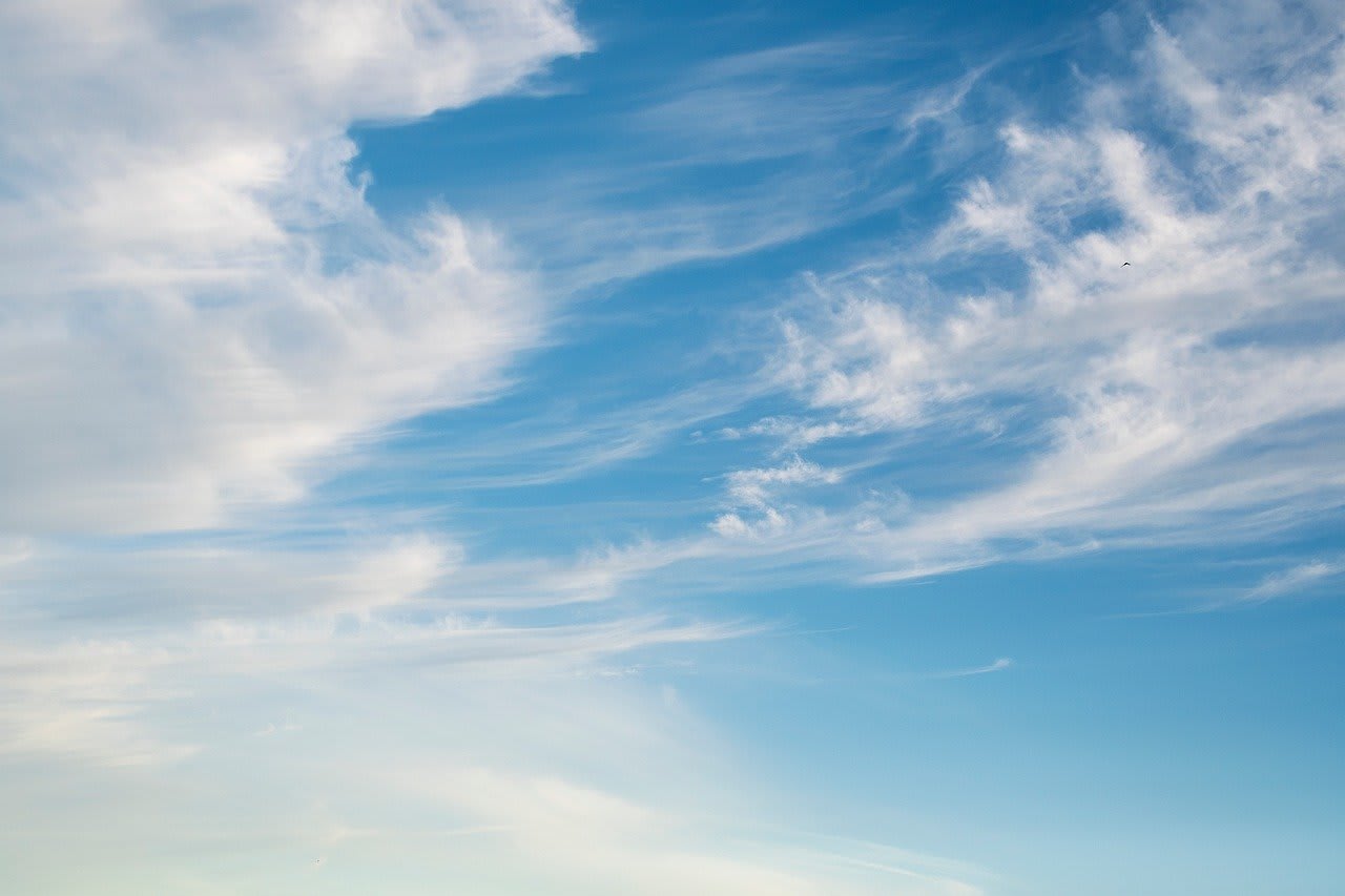 clouds, weather, nature, shapes, blue