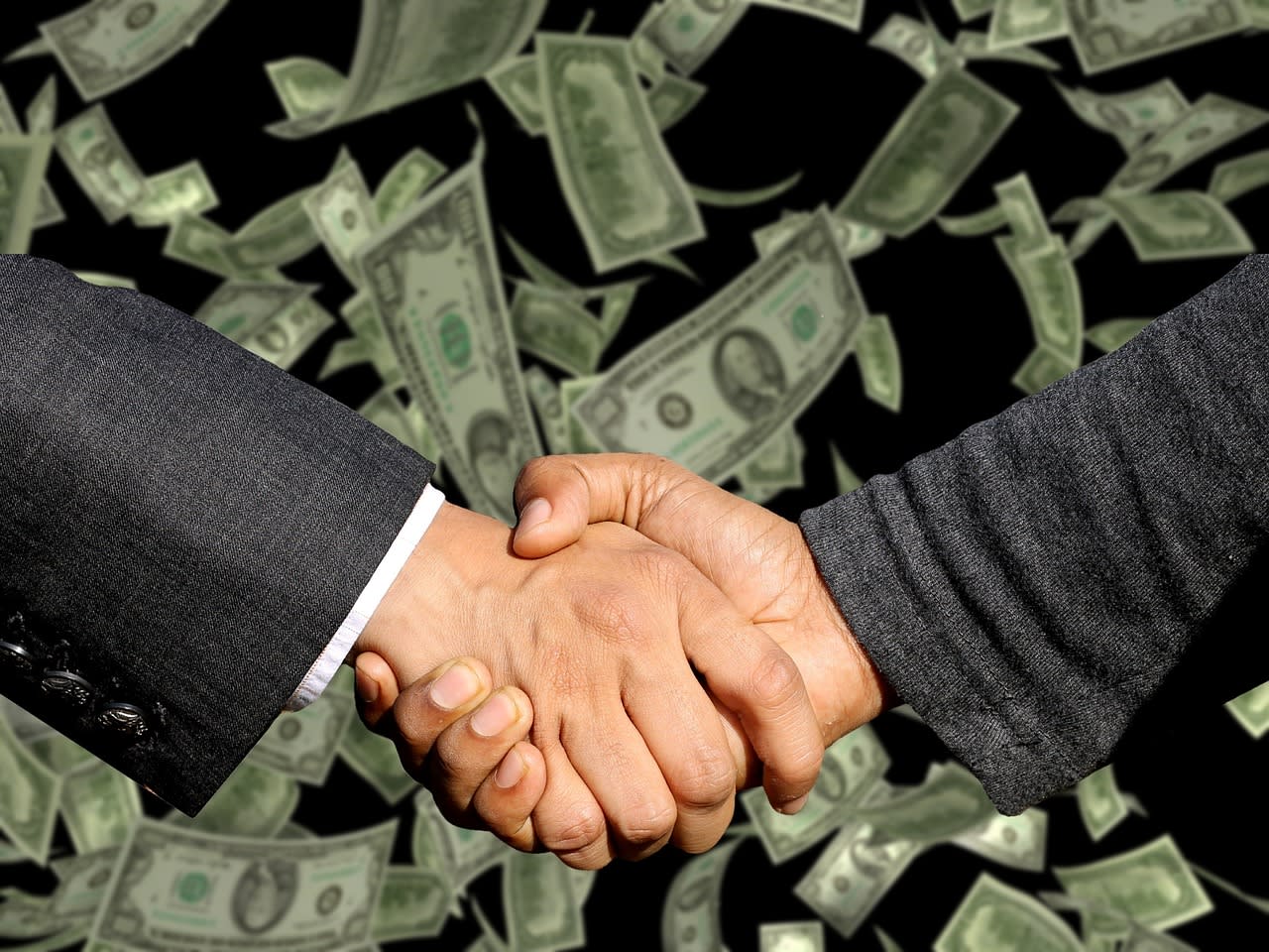 handshake, agreement, trade, business, profit, sale, commercial, money, contract, concept, gesture, handshake, trade, money, money, money, money