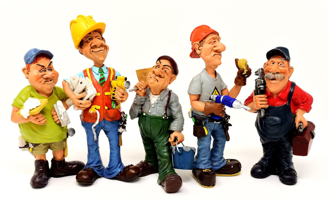 handyman, construction site, workers, force, characters, fun, diy, construction work, work, to build, construction worker, building, housebuilding