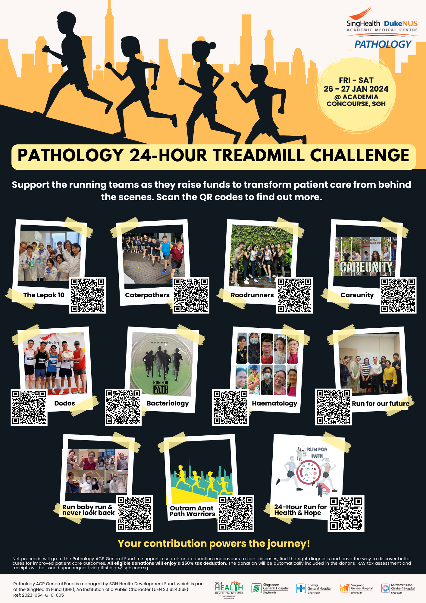Donate to Run for Path: Pathology 24-Hr Treadmill Challenge