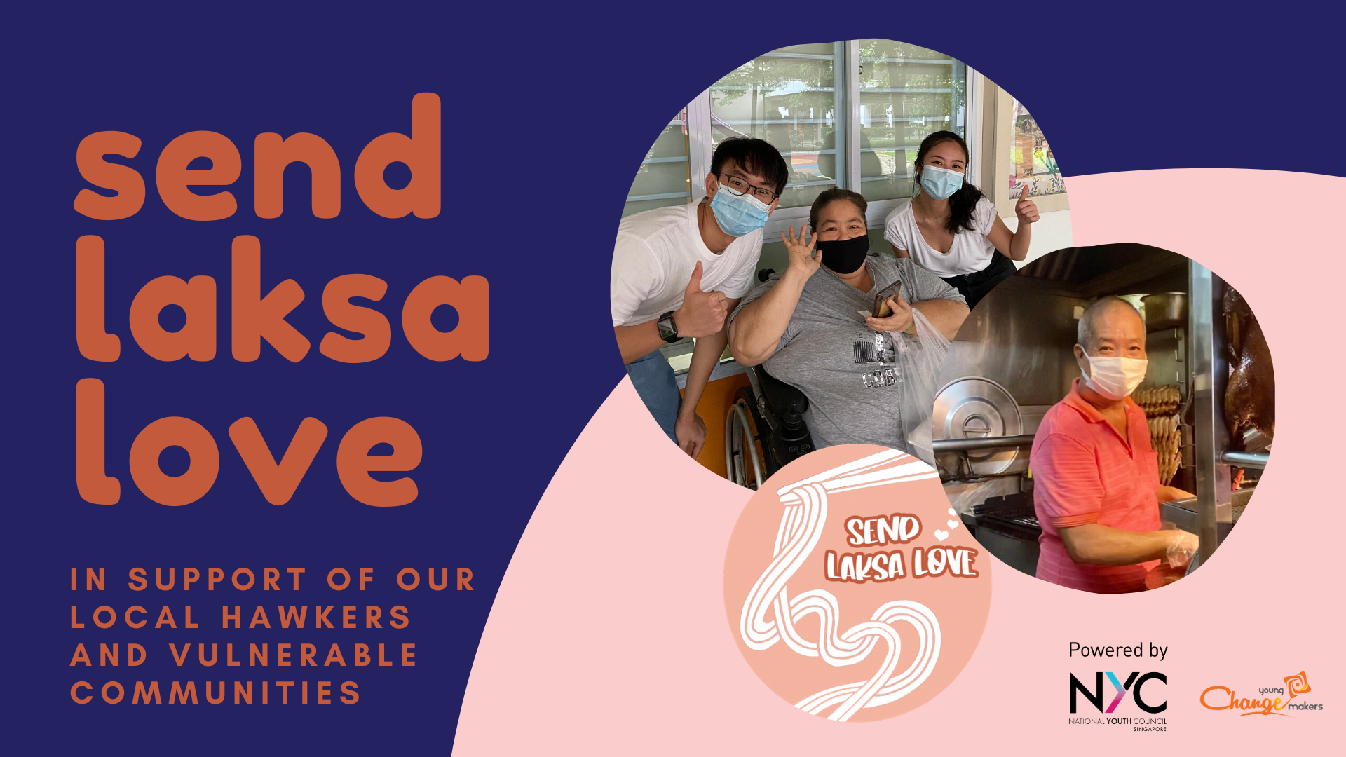 Send Laksa Love - support our local hawkers and vulnerable communities