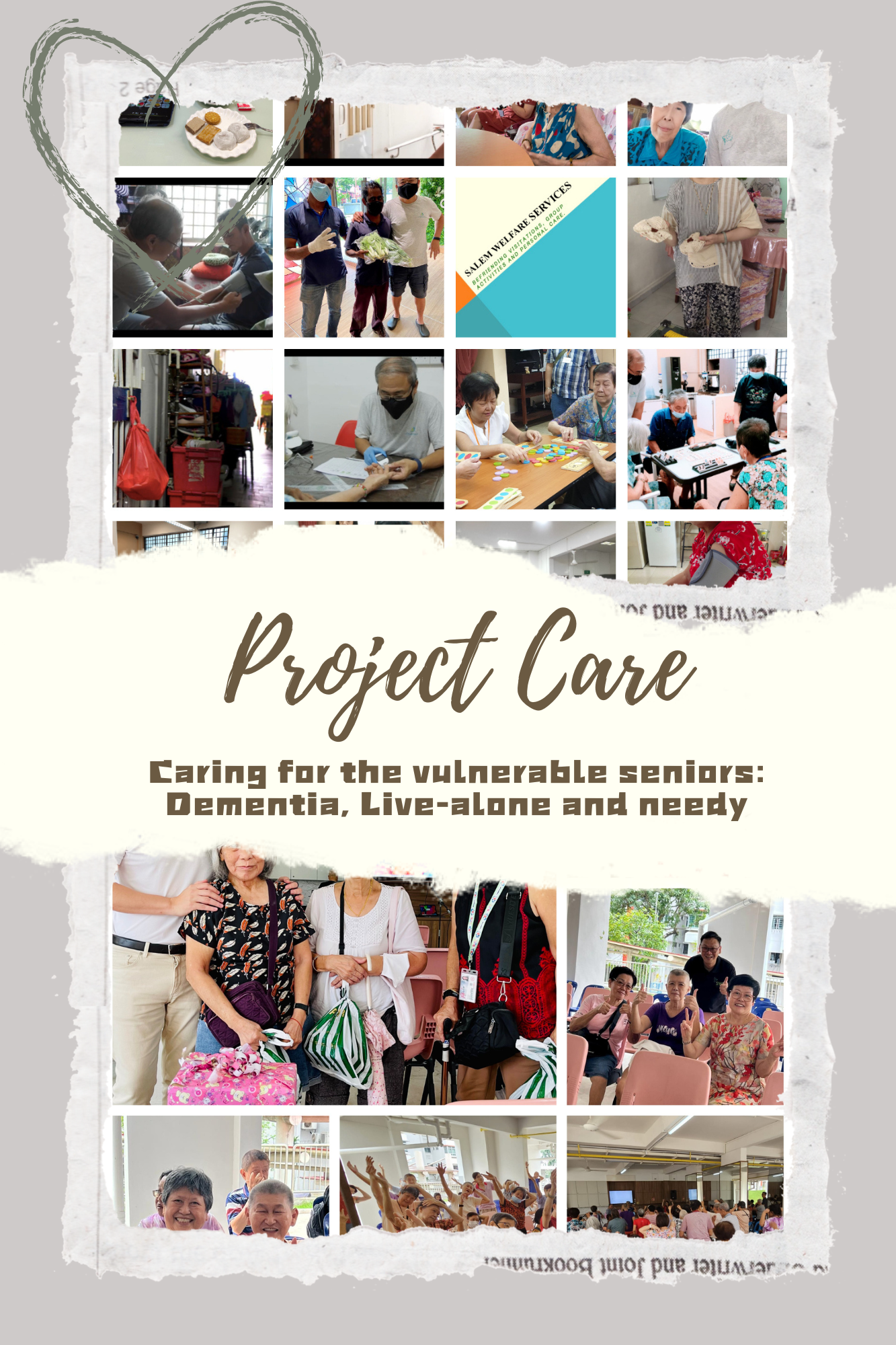 Donate to Project CARE - Caring for the vulnerable seniors.