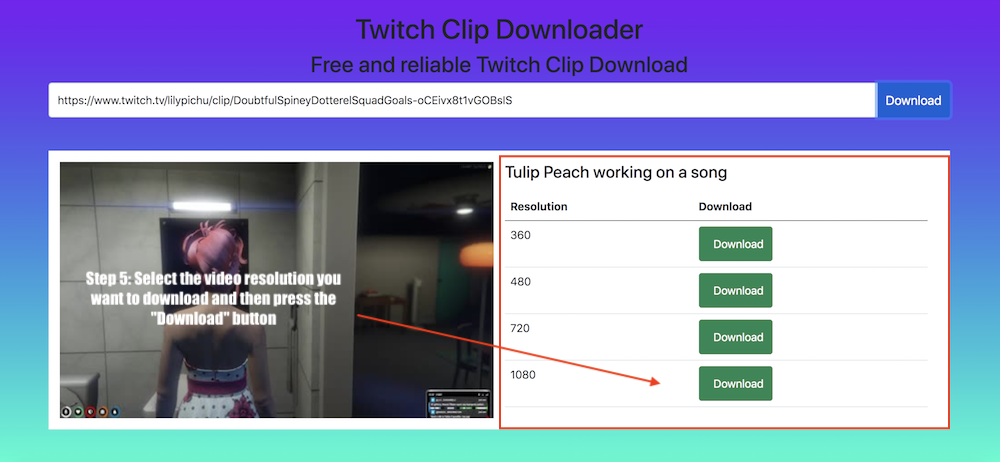 Twitch Downloader - Download Twitch Clips and Share 