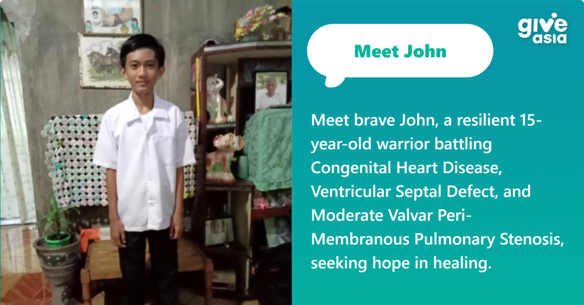 Give Mac John Rey A Chance For Surgery [Heart Menders]