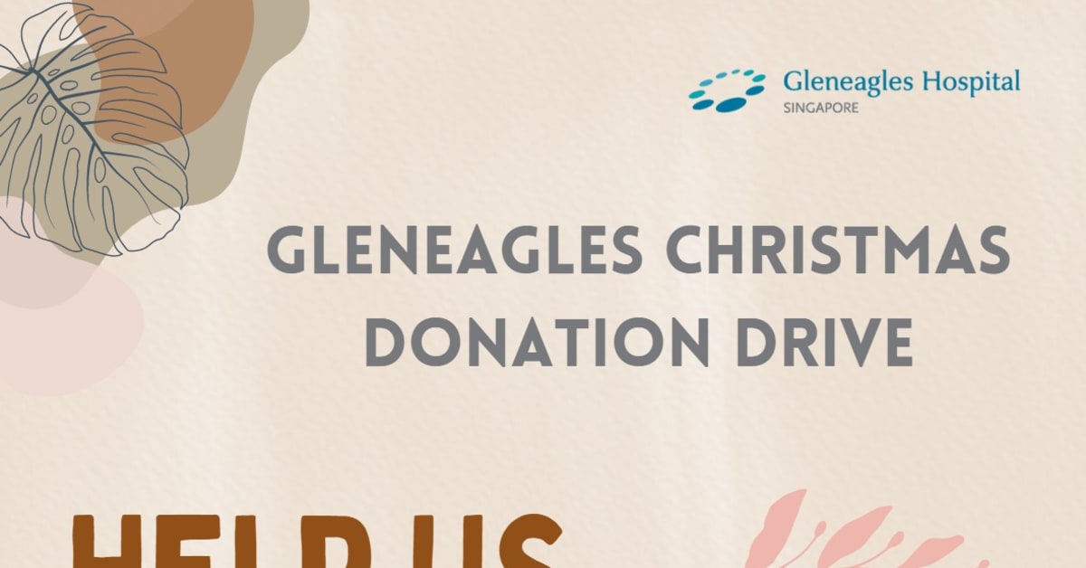 Gleneagles Hospital Christmas Donation Drive