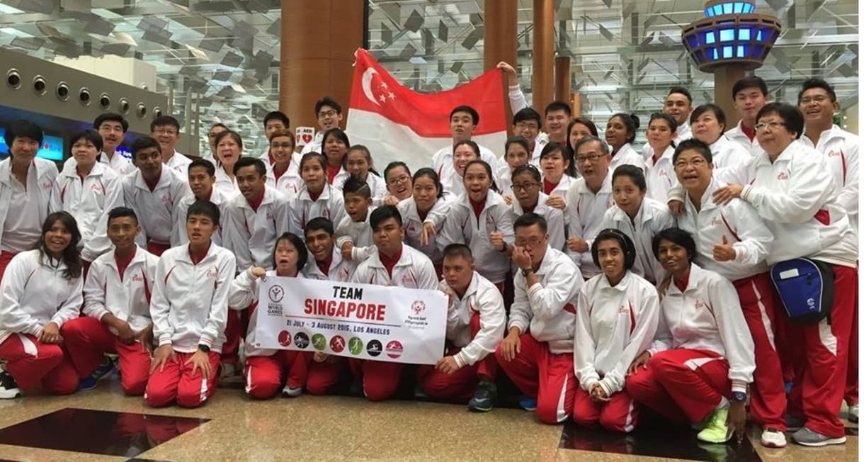 Special Olympics Singapore banner