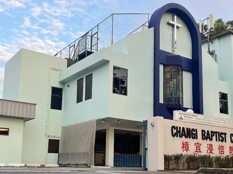 Changi Baptist Church banner