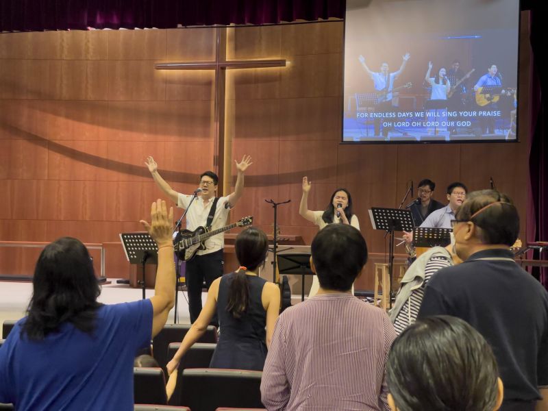 LIVING WATERS METHODIST CHURCH banner