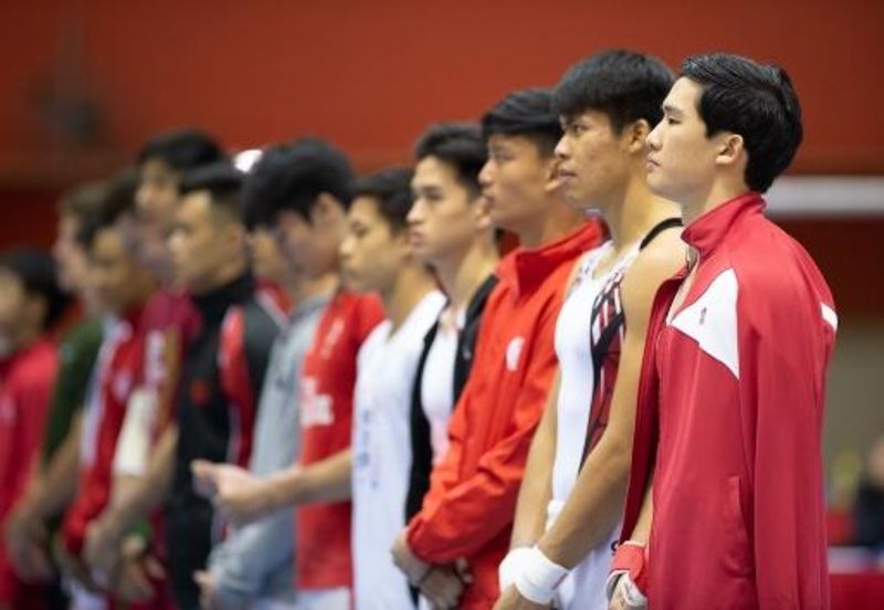 SINGAPORE GYMNASTICS banner