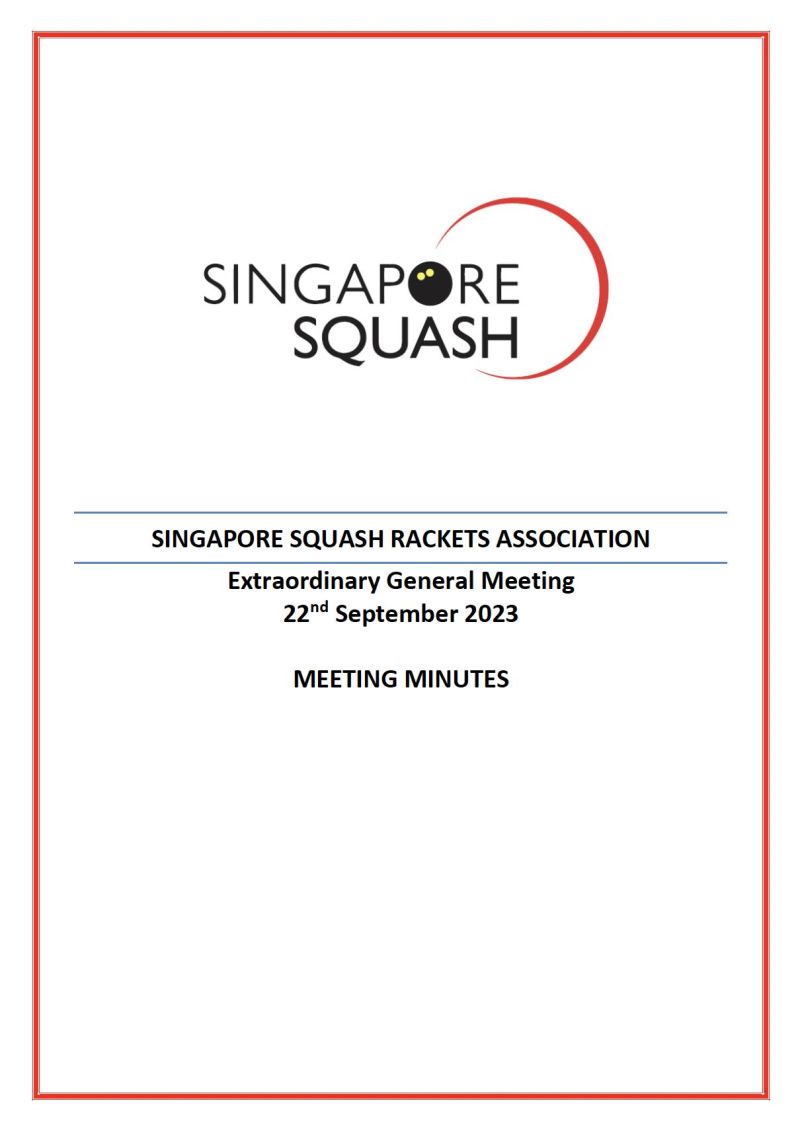 SINGAPORE SQUASH RACKETS ASSOCIATION banner