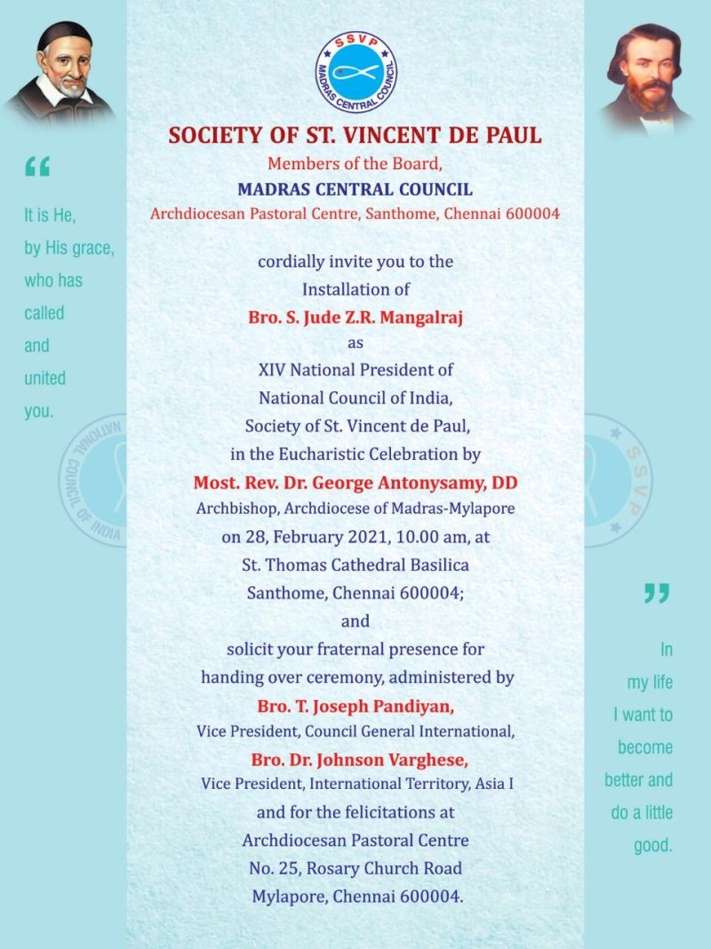 Society of St. Vincent De Paul (National Council of Singapore) banner