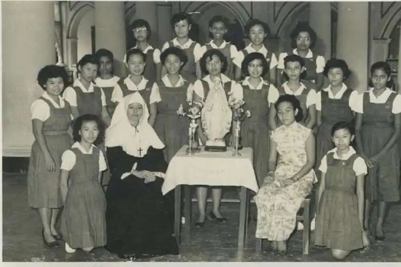 Society of the Infant Jesus (Singapore) banner