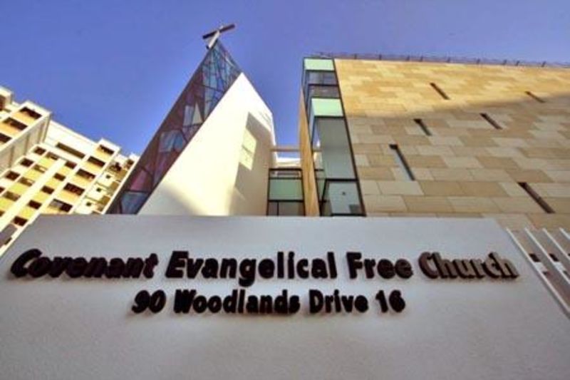 Woodlands Evangelical Free Church banner