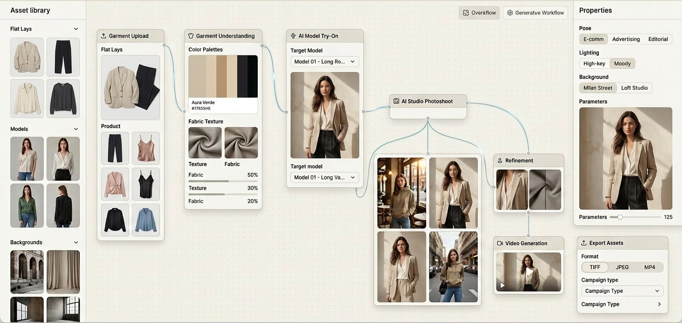 IA Ecommerce fotografía de producto