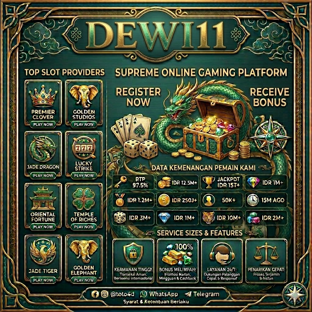 DEWI11 : PORTAL SLOT ONLINE TERPERCAYA AGEN SLOT GACOR RESMI GAMPANG MENANG HARI INI
