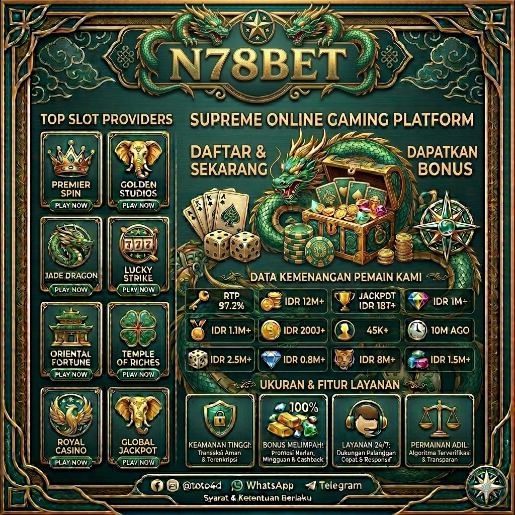 N78BET : SITUS SLOT GACOR TENGAH MALAM YANG SUKA BIKIN AKUN AUTO MAXWIN