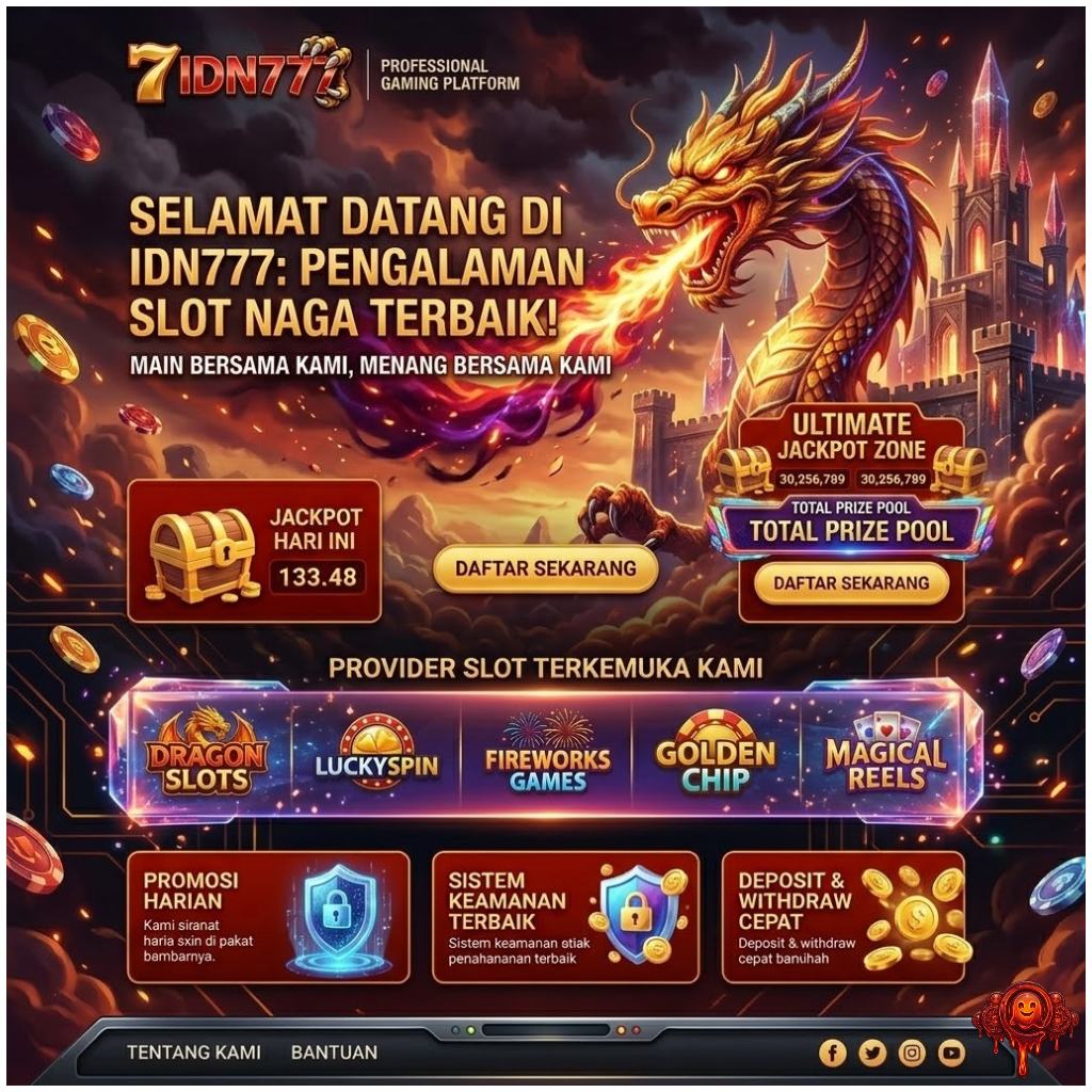 IDN777✈️LOGIN ALTERNATIF SITUS SLOT GACOR TERPOPULER & BANDAR JUDI TOGEL ANTI BLOKIR