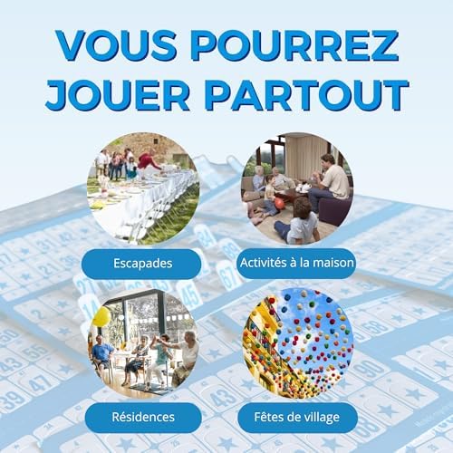 Vue 5 de Bashtastic Carton Loto Troqueles