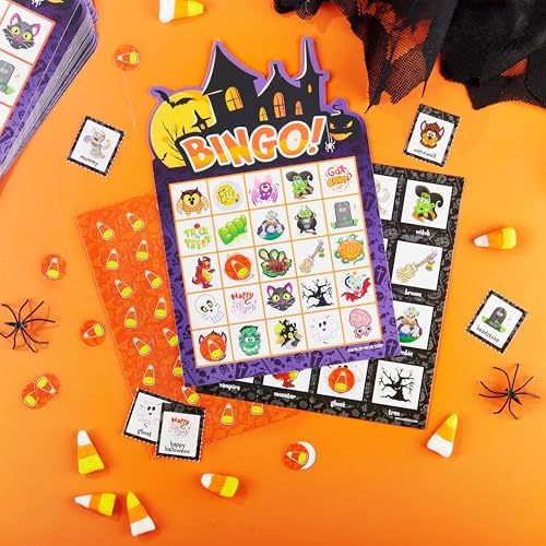 Vue 6 de Joyin Halloween Bingo Cartes