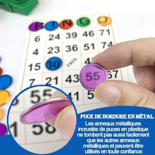 Vue 5 de Jetons De Loto Avec