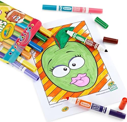Vue 4 de Crayola Silly Scents Feutres