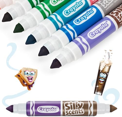Vue 5 de Crayola Silly Scents Feutres