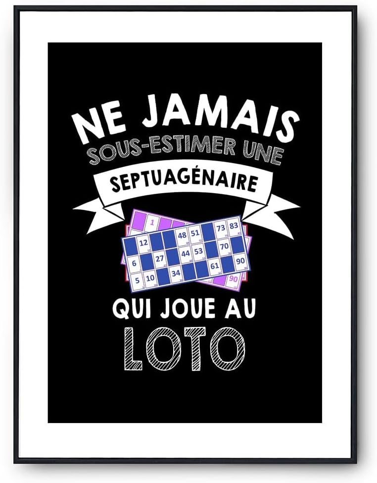 Planetee Affiche Femme Loto