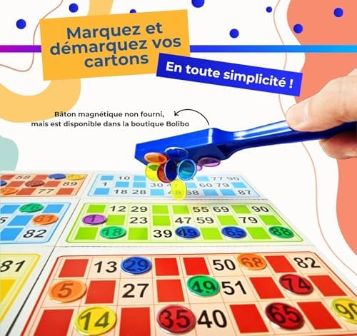 Vue 4 de Bolibo Jeton Loto Magnetique