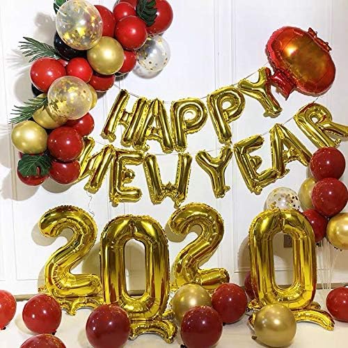 Vue 5 de Ponmoo Foil Ballons Chiffre