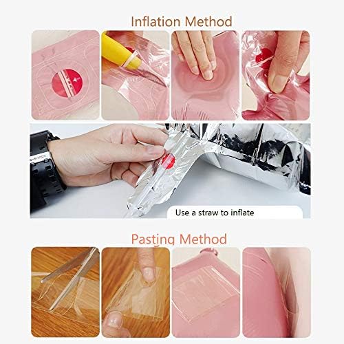 Vue 7 de Ponmoo Foil Ballons Chiffre