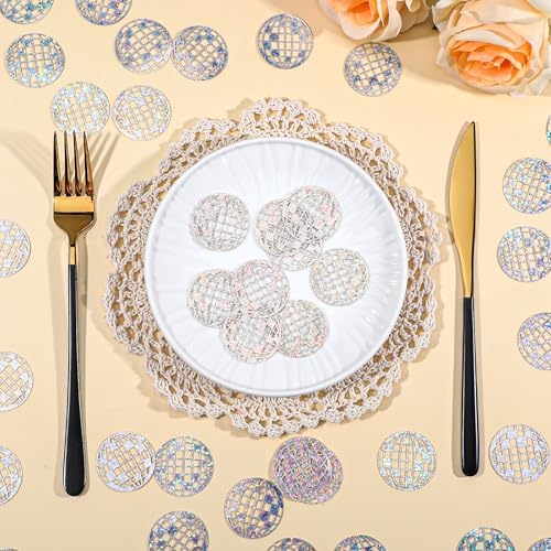 Vue 6 de Pieces Confettis De Table