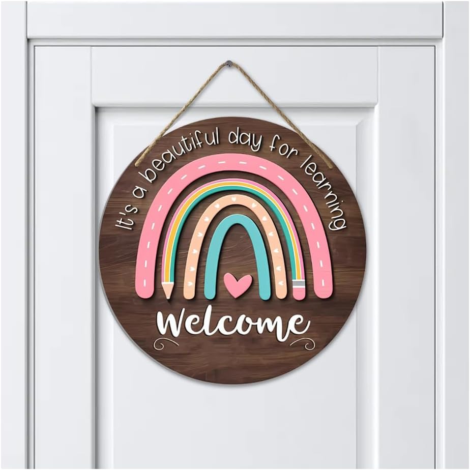 Yzrohyi Panneau Bienvenue Portewelcome