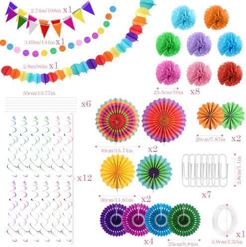 Vue 2 de Pompon Papier De Soie